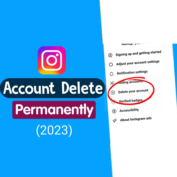 How to delete Instagram account permanently step by step 2023